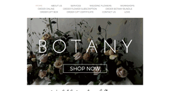 Desktop Screenshot of botanyflowers.ca